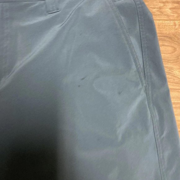 Columbia Chino Shorts Mens Size 36x10 Grey Hiking Shorts Nylon *black Stain* - Picture 3 of 5